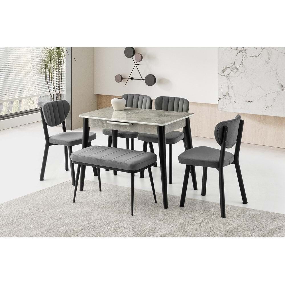 Mobilgen (Sadece Masa) Rambla 100+25 Milano HG Açılabilir Masa