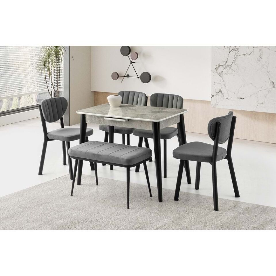 Mobilgen (Sadece Masa) Rambla 100+25 Milano HG Açılabilir Masa