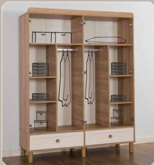 Dardason Bohem 4 Kapılı Yavrulu Karyola Genç Odası Takımı