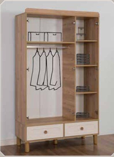 Dardason Bohem 3 Kapılı Dolap