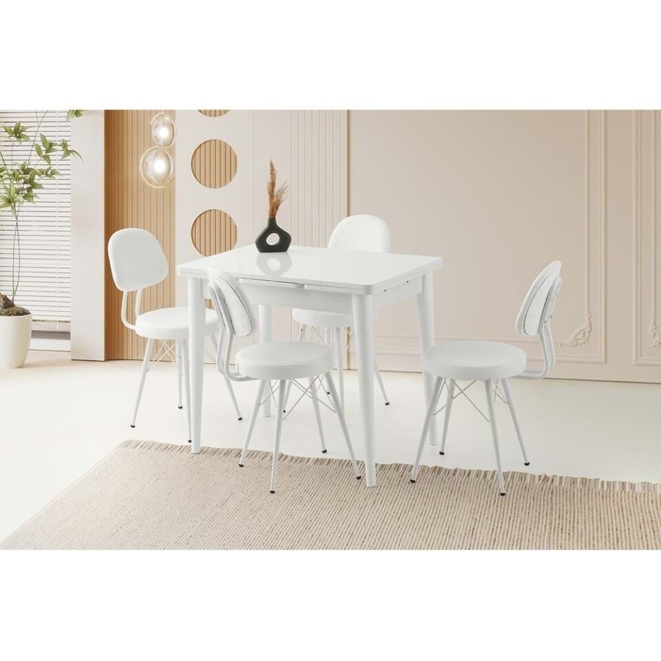 Mobilgen (Sadece Masa) Beyaz 90+60*60 Arda Açılabilir Masa